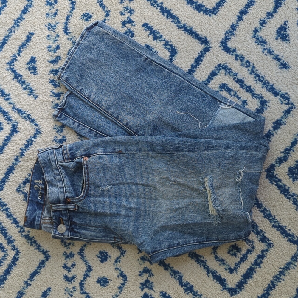 J. Crew - Broken in Boyfriend - Distressed Patchwork Jeans